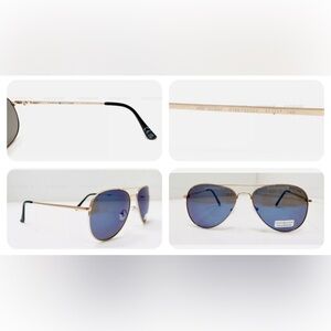 🆕 Tommy Hilfiger WM OL601 Blue Polarized Aviator Men Sunglasses